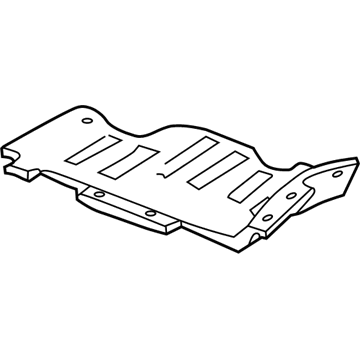 75897-2Y000 Nissan Front Under Cover Left Hand Illustration 1 of 1