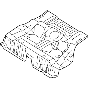 2000 Nissan Altima Floor Pan - 74512-9E030