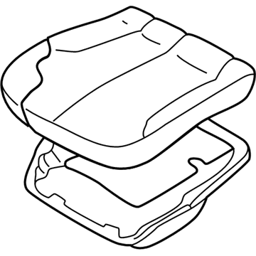 Nissan 87350-4Y117 Cushion Assy-Front Seat