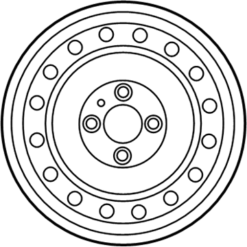 40300-9AD0A Nissan Wheel Assy-Disk Illustration 1 of 1