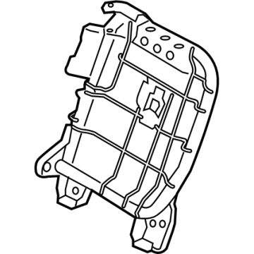 Nissan 88601-6WK0A Frame Assy-Back,Rear Seat