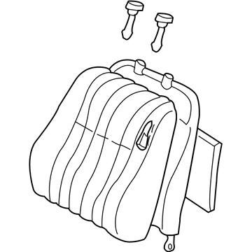 Nissan 87600-7Z900 Back Assy-Front Seat