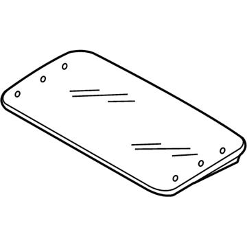 91210-AM81A Nissan Lid Assembly-SUNROO Illustration 1 of 1