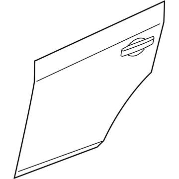 Nissan H2152-ZT5MA Panel - Rear Door, Outer RH