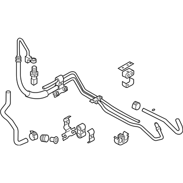 49710-CF40B Nissan Power Steering Hose & Tube Set Illustration 1 of 1