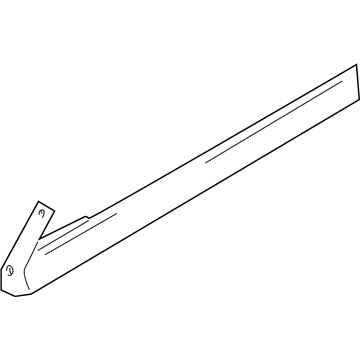 G6850-5M000 Nissan MUDGUARD-SILL Center, RH Illustration 1 of 1