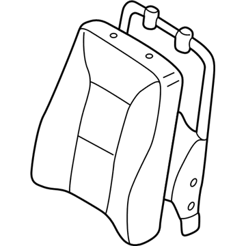 Nissan 87600-7B200 Back Assy-Front Seat