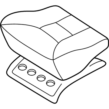 2002 Nissan Quest Seat Cushion - 87300-2Z472