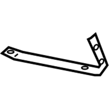 Nissan 85221-AM800 Rear Bumper Bracket 85221-AM800 Nissan Rear Bumper Bracket Illustration 1 of 1