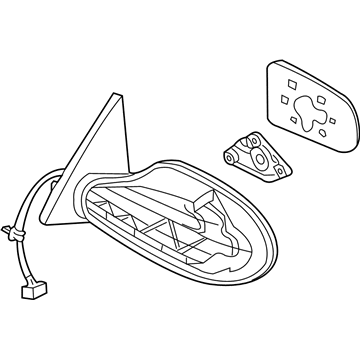 Nissan 96301-3Z100 Mirror Assy-Outside,RH