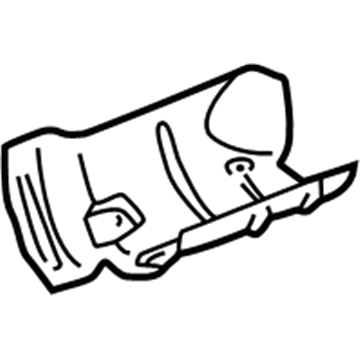 2003 Nissan Pathfinder Exhaust Heat Shield - 20853-0W007