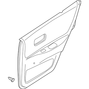 Nissan 82901-9E301 Finisher Assy-Rear Door,LH