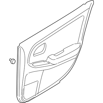 Nissan 82900-3Y200 Finisher Assy-Rear Door,RH