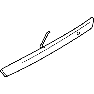 84810-ZV90A Nissan Finisher Assy-Trunk Lid Illustration 1 of 1