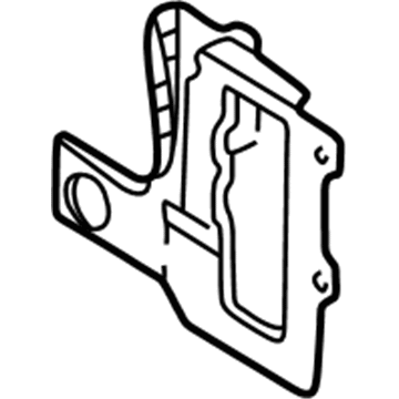 62527-1E431 Nissan Connector-Radiator Core, LH Illustration 1 of 1