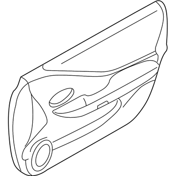 Nissan 80901-8J000 Finisher Assy-Front Door,LH