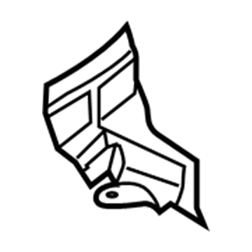 Nissan 76619-CE400 Gusset-Rear Pillar,LH