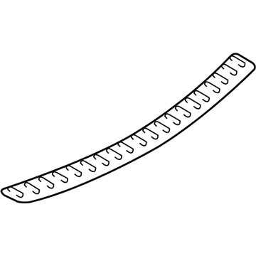 85066-CC21B Nissan Protector-Rear Bumper Illustration 1 of 1