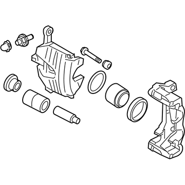 41001-EJ20A Nissan CALIPER Assembly-Fr Illustration 1 of 1