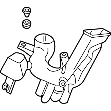 16554-4W00A Nissan Duct Assembly Air Illustration 1 of 1
