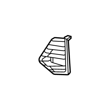Nissan 62252-5RY0A Bracket-Front Bumper Grille