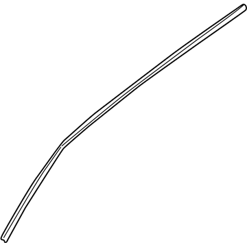 Nissan 76843-7B000 Weatherstrip-Roof Drip,LH