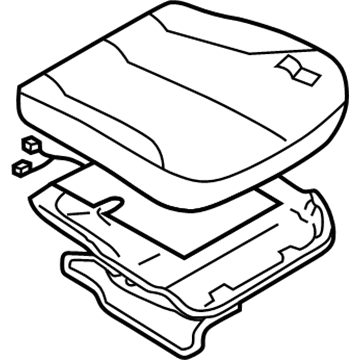 2002 Nissan Altima Seat Cushion - 87300-3Z141