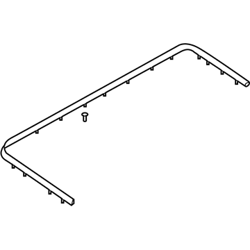 Nissan 66830-AG000 Sealing Rubber 66830-AG000 Nissan Sealing Rubber Illustration 1 of 1