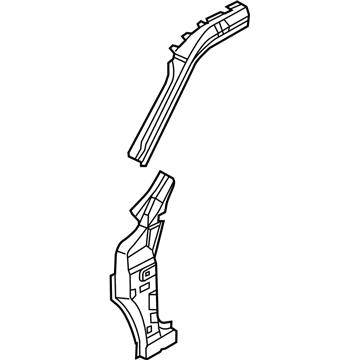 Nissan G6260-1KDMA Brace-Front Pillar RH