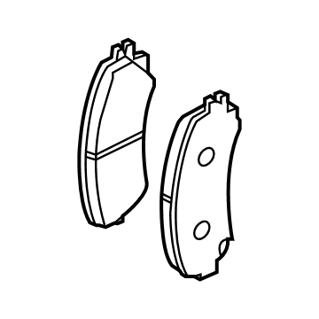 D1060-6HH0C Nissan Pad Kit-Disc Brake,Front Illustration 1 of 1