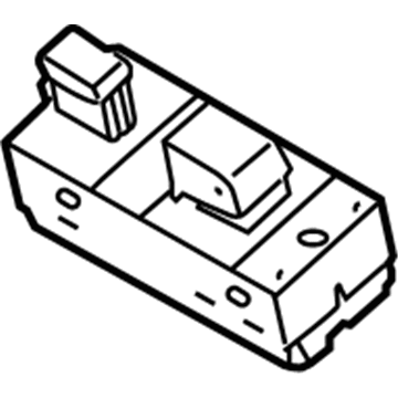 25401-ZT50B Nissan Power Window Main Switch Assembly Illustration 1 of 1