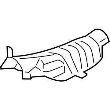 Nissan 74751-1KA0A INSULATOR Heat Front Floor