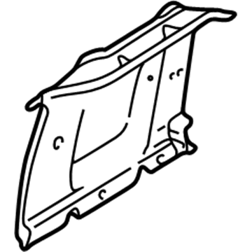 Nissan 76935-8Z403 Finisher-Rear Pillar,LH