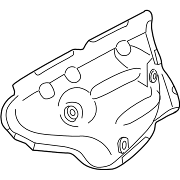 Nissan 370Z Exhaust Heat Shield - 16590-1PM4B