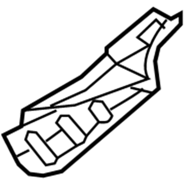 Nissan G5538-3NFMA Plate-Closing,Rear Side Member RH