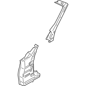 Nissan 76211-1ET1A Pillar-Front,Outer Upper LH