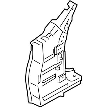 Nissan 76260-1ET1A Brace Assembly Pillar Upper Hinge
