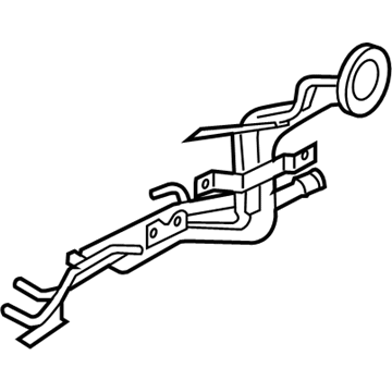 2011 Nissan Altima Fuel Filler Hose - 17221-9HC0A
