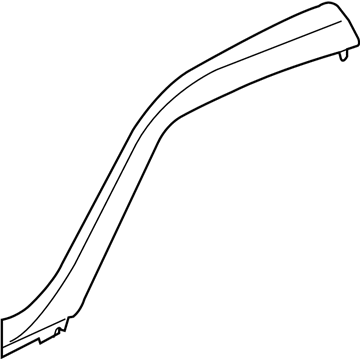 Nissan 76837-6GC0A Finisher-Front Pillar LH