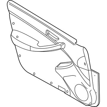Nissan 80901-AC72A FINSHER Assembly Fr