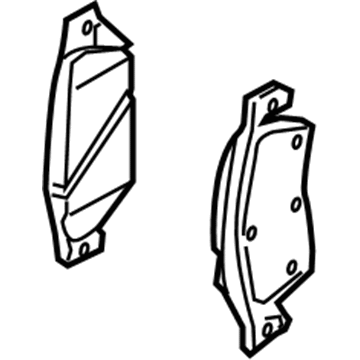 Nissan D1060-4GA0A Pad Kit-Disc Brake