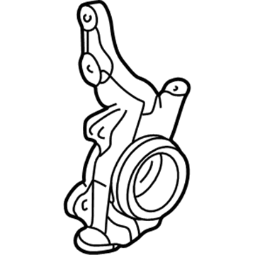 40014-0Z800 Nissan Spindle KNUCKLE RH UNPAINTED Illustration 1 of 1