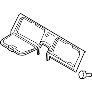 Nissan 84909-CE401 FINISHER Assembly-Luggage Floor,L Front