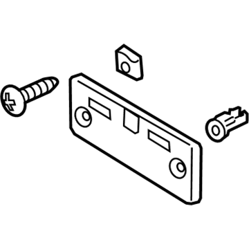 Nissan 96210-EJ91A Bracket-Licence