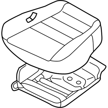 1999 Nissan Altima Seat Cushion - 87300-0Z800