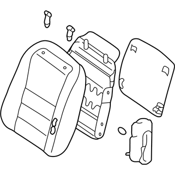 Nissan 87600-9E400 Back Assy-Front Seat