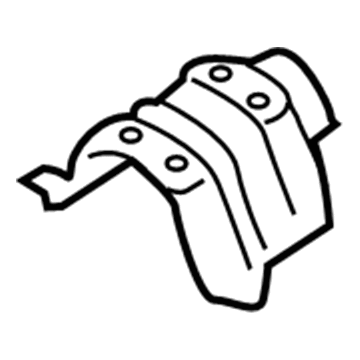 Nissan Juke Exhaust Heat Shield - 74756-1KD0A