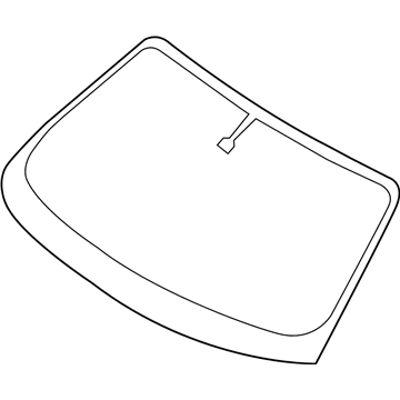 Nissan 72712-CG000 Glass - WINDSHI