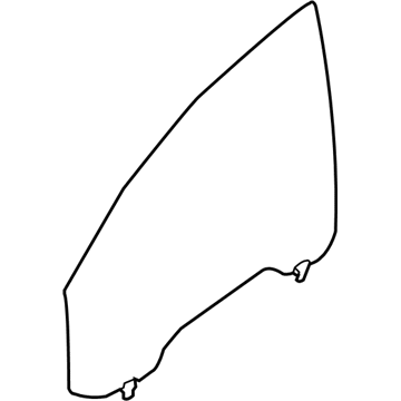 Nissan 80301-ZQ10A Glass Assembly-Door 80301-ZQ10A Nissan Glass Assembly-Door Illustration 1 of 1