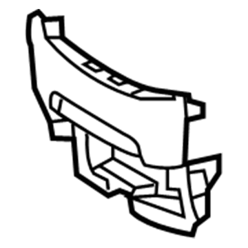 Nissan 68922-3LM0A Cover-Instrument Lower